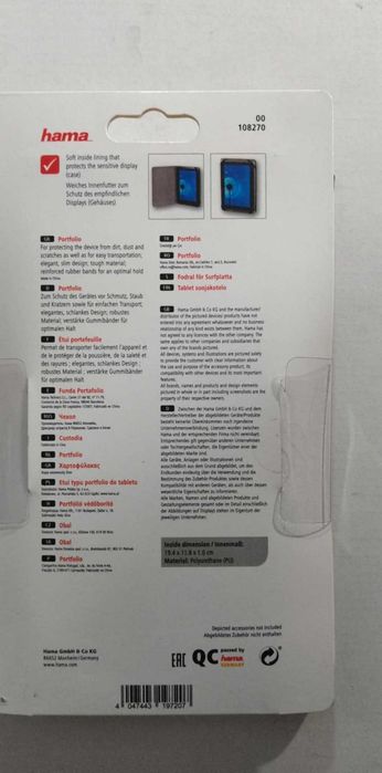 Hama etui uniwersalne na Tablet E-Book 7 cali czarne