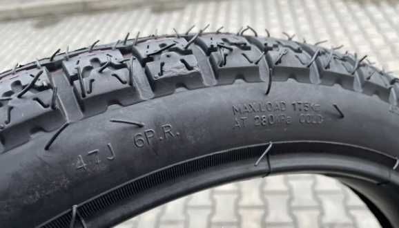 Шина з камерою 2.75-17 трасова для мотоцикла Альфа Дельта