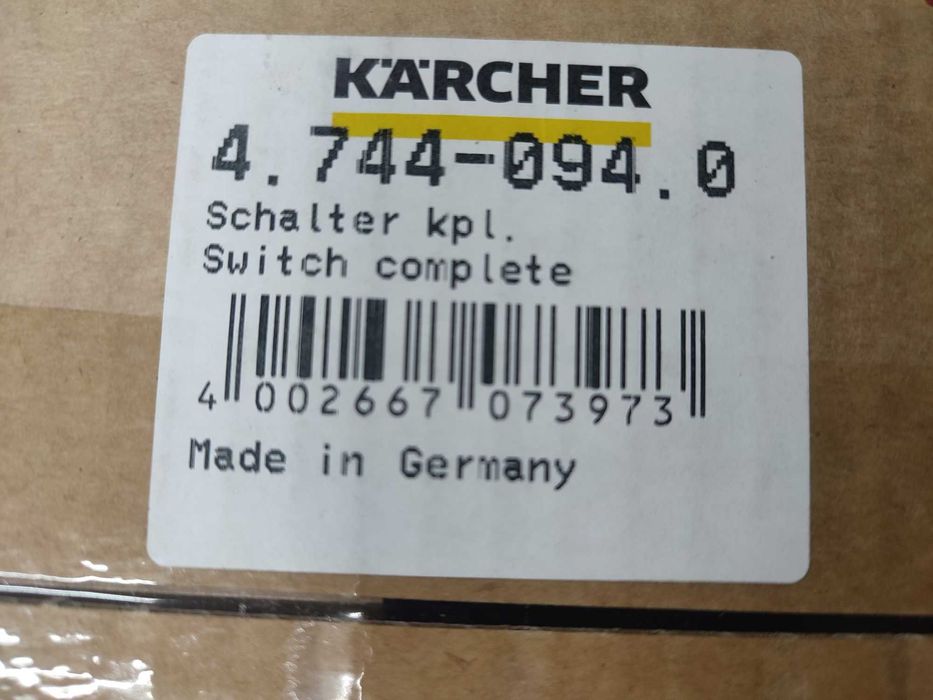 WYŁĄCZNIK Główny Oryginał Karcher 720MX, 7.20, 7.21, HD 640S