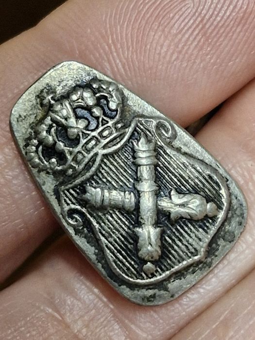 Srebrne spinki mankietowe mankiety