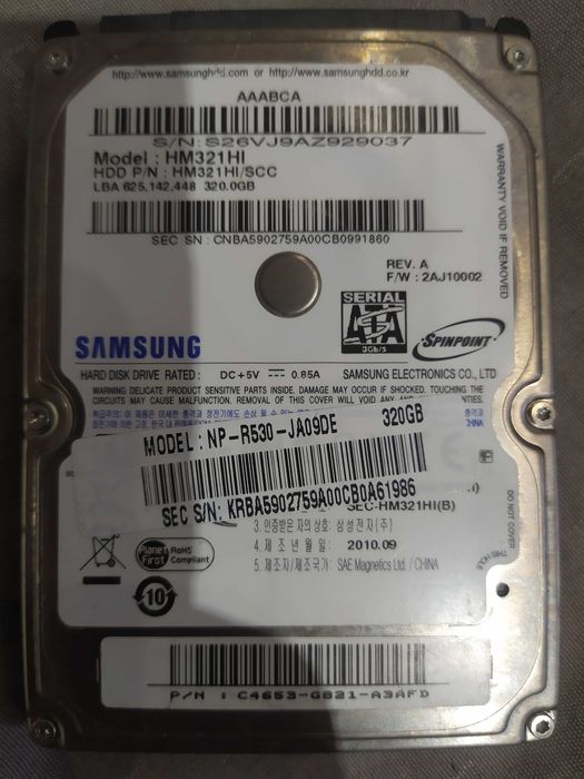 диск HDD 2.5 для ноутбука
