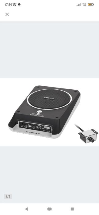 Subwoofer aktywny pod siedzenie peiyng