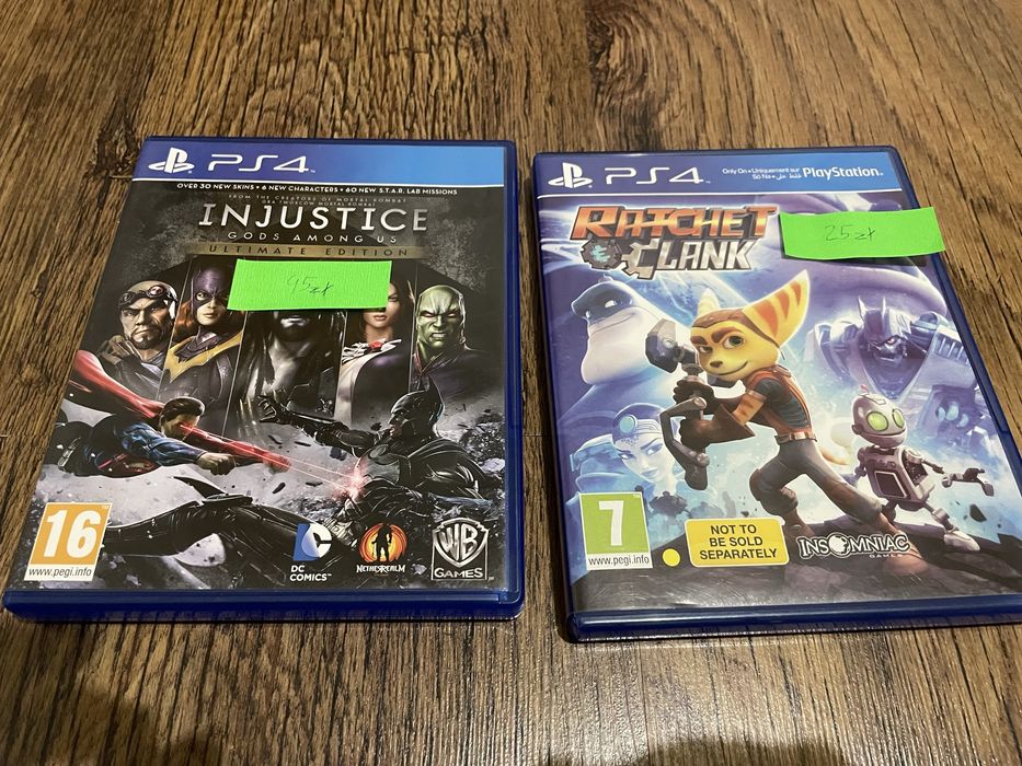 Gry ps4 injustice, ratchet clank
