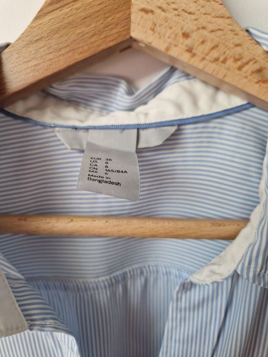 Błękitna koszula H&M 36