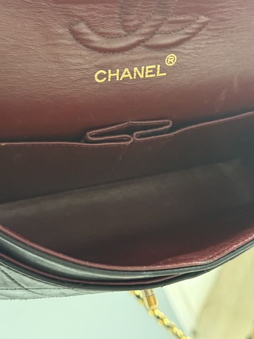 Chanel mini double flap vintage 24 k gold