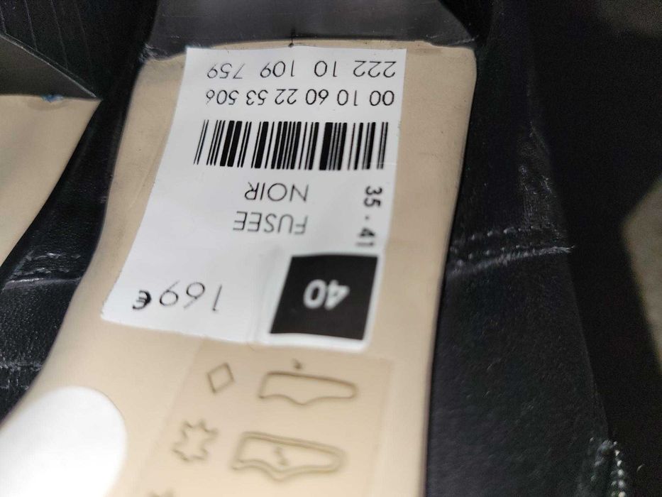 Kozaki damskie skórzane  rozmiar 40.