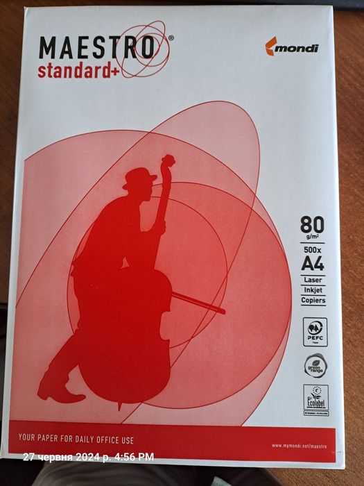 Папір А4 Maestro