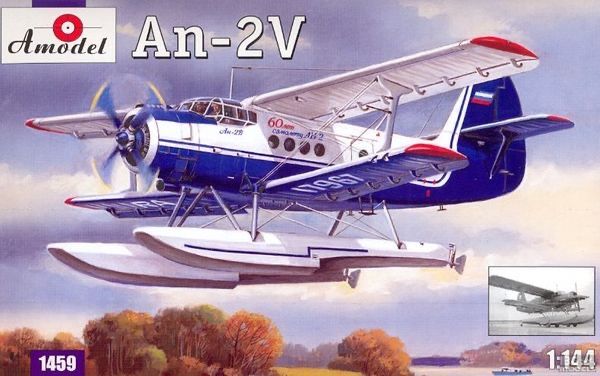 A-Model 01459 samolot Soviet Antonov AN-2V floatplane