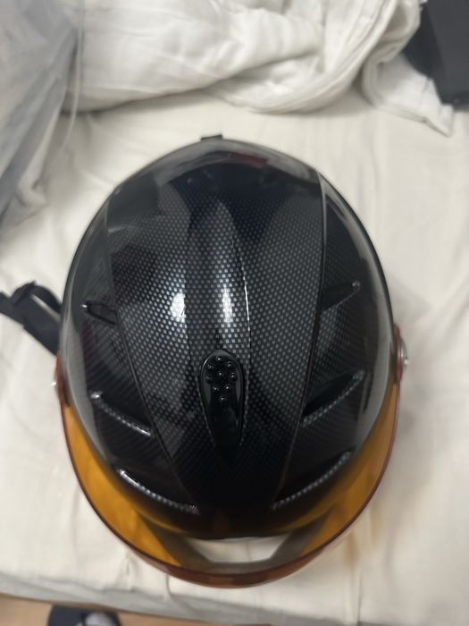 Capacete BullSki ajustável com viseira