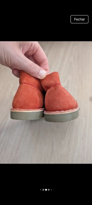 Botas camurça vermelha Oca Loca novas