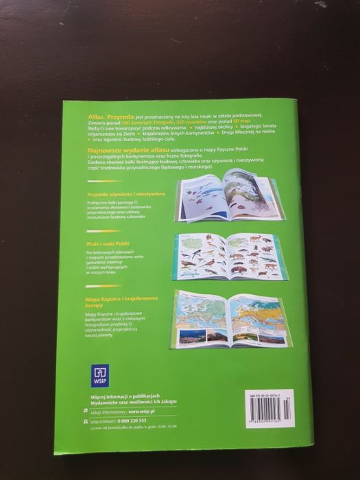 Atlas Przyroda - szkoła podstawowa WSIP