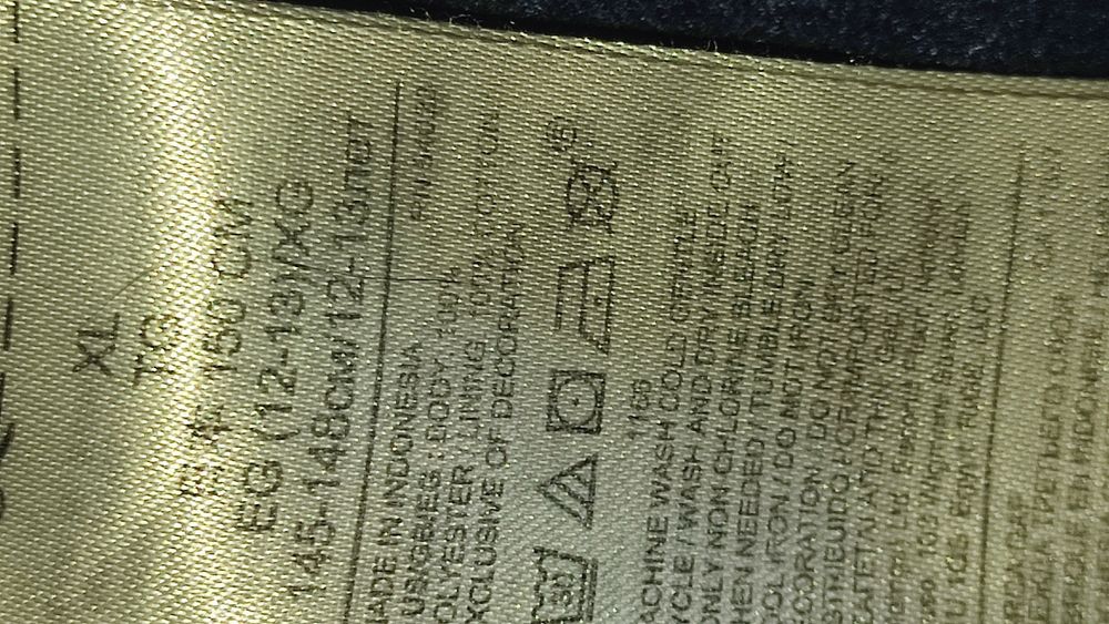 Bluza z kapturem Gap rozm 140-148 wymiary na fotkach