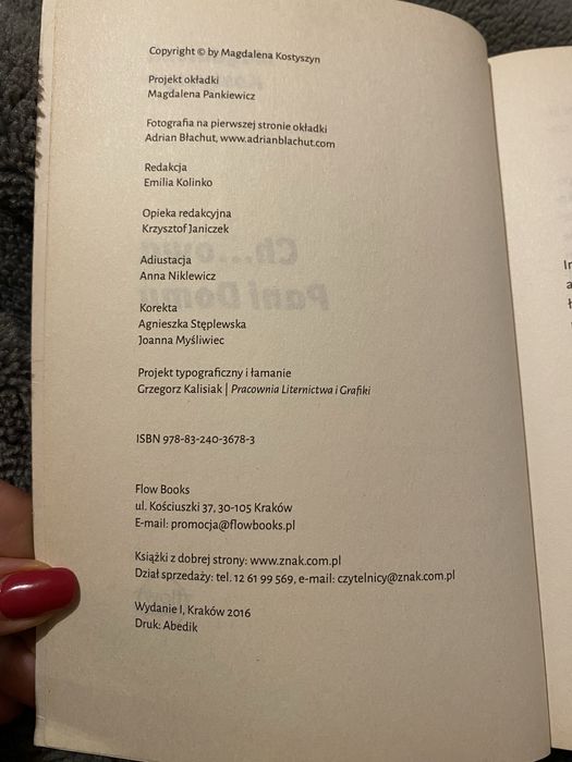 Książka “Chujowa Pani Domu” Magdalena Kostyszyn