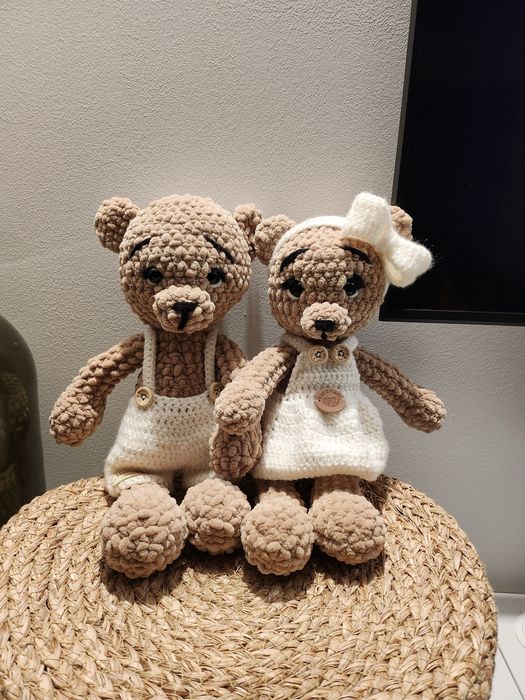 Maskotki na szydełku miś hand made