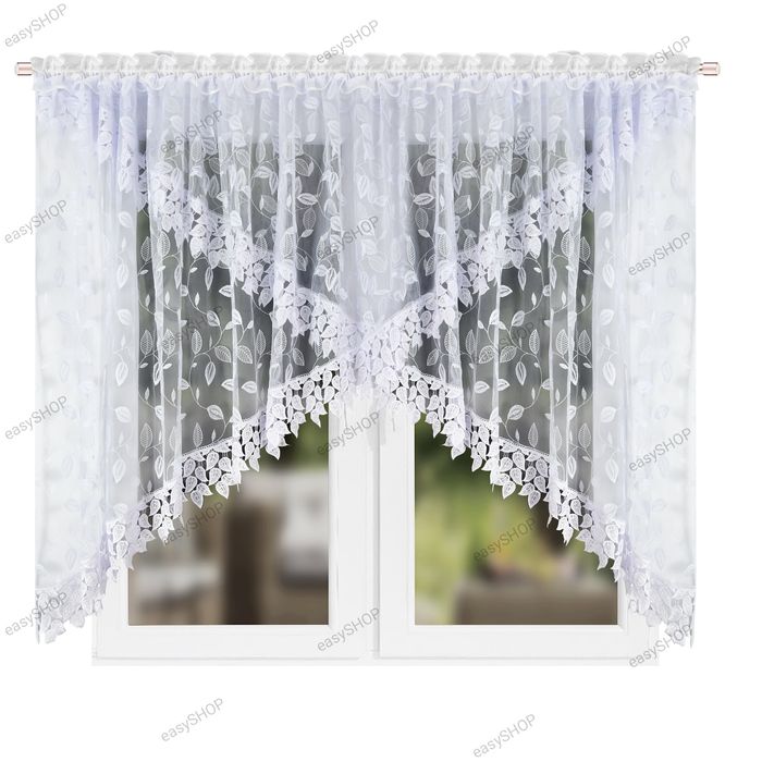 Firana gotowa 150x300 koperta z gipiurą