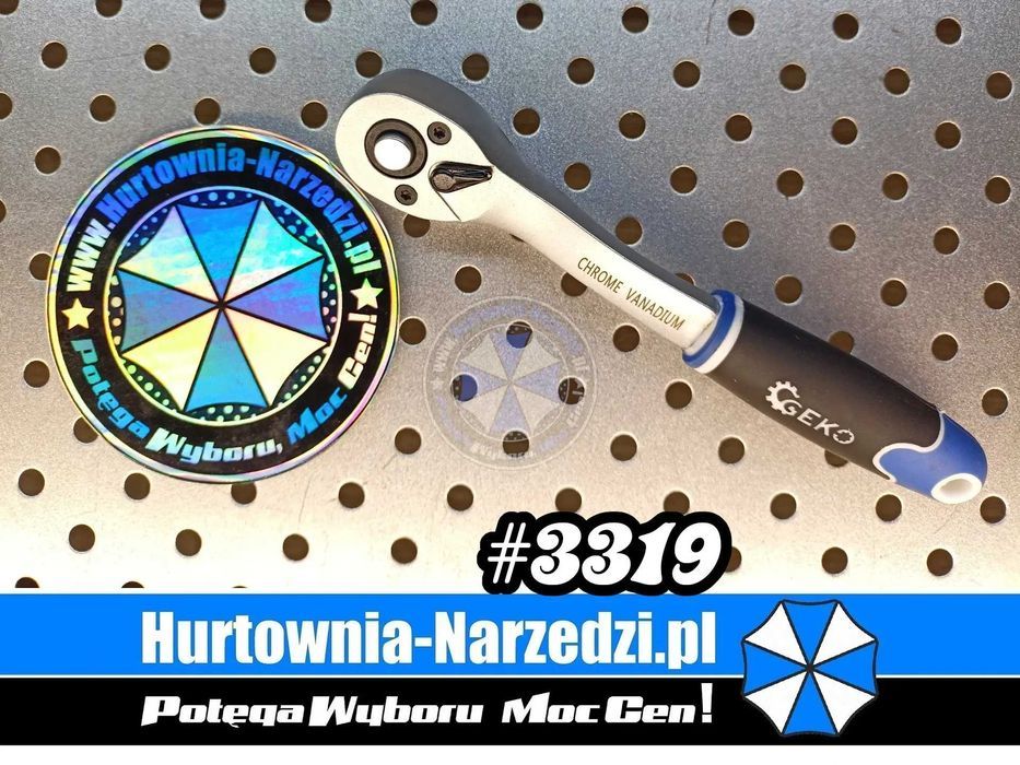 Grzechotka wygięta 1/4'' 72T Cr-V grzechotka 1/4"