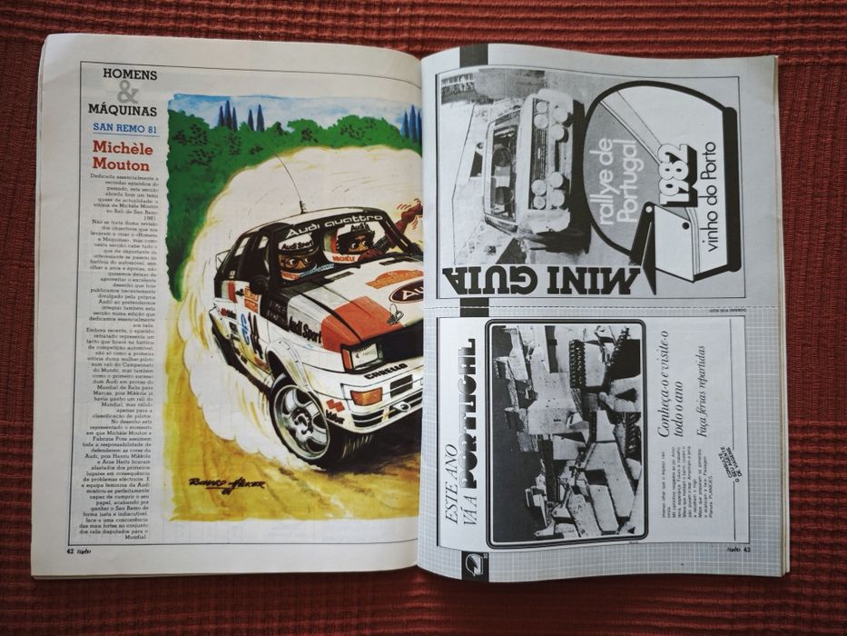 Revista Turbo com Suplemento do Rali de Portugal 1982
