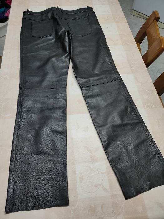 Vendo calças de pele motard