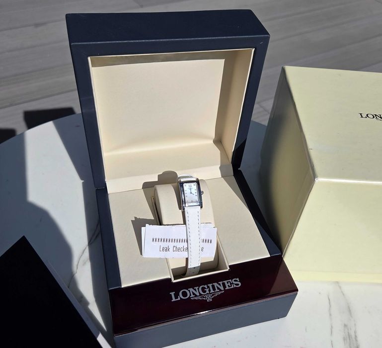 Longines DolceVita z 11 diamentami oraz tarczą perłową - jak NOWY!