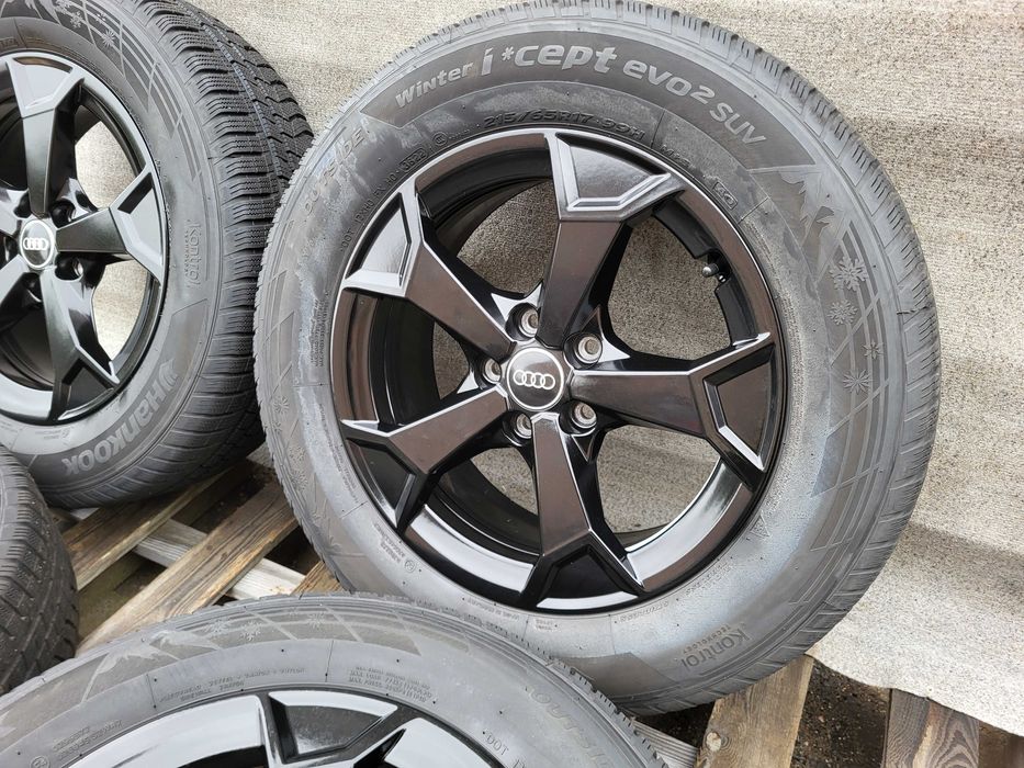 [K418] Koła zimowe 17 Cali 5x112 Hankook 215/65/17 Audi Q3 22r