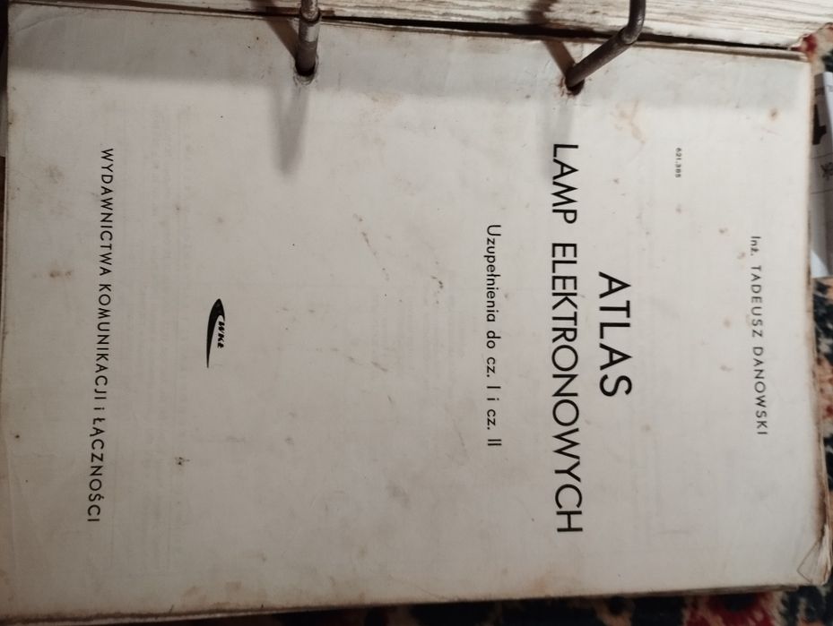 Atlas lampy elektronowe rocznik 1962 + uzupełnienie części 1 i 2