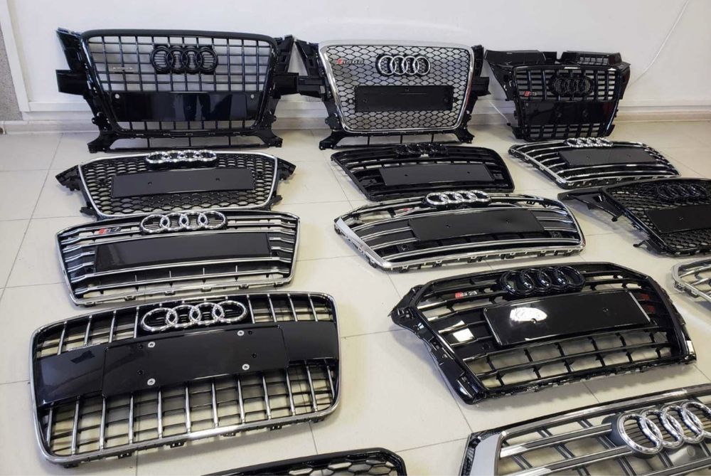 Решетка радиатора Audi Ауди Q5 Q7 Q8 Q3 А1 A6 А3 A4 А5 A7 А8 на все