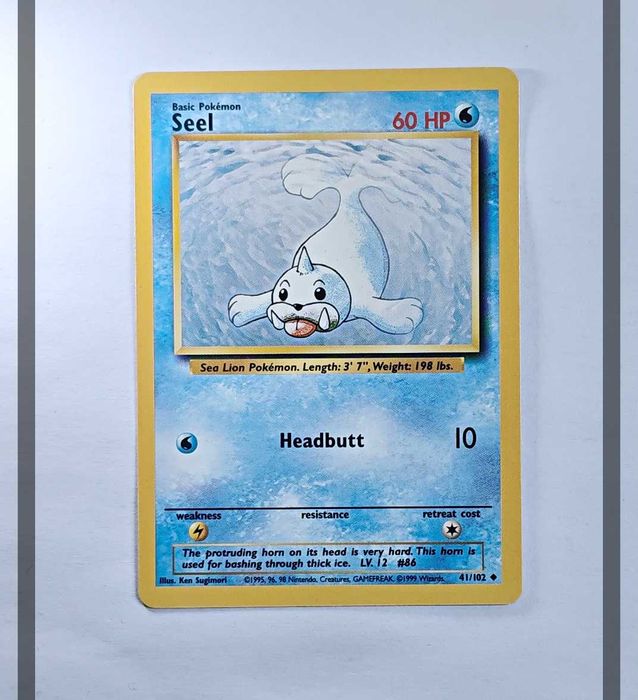 Seel 41/102 Base Set Pokemon ENG-NM