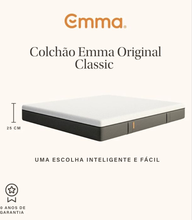 Colchão Emma original 150 x 200