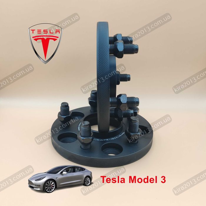 Колесные проставки 15мм Tesla Model 3 Проставки для выноса Тесла М3 MY