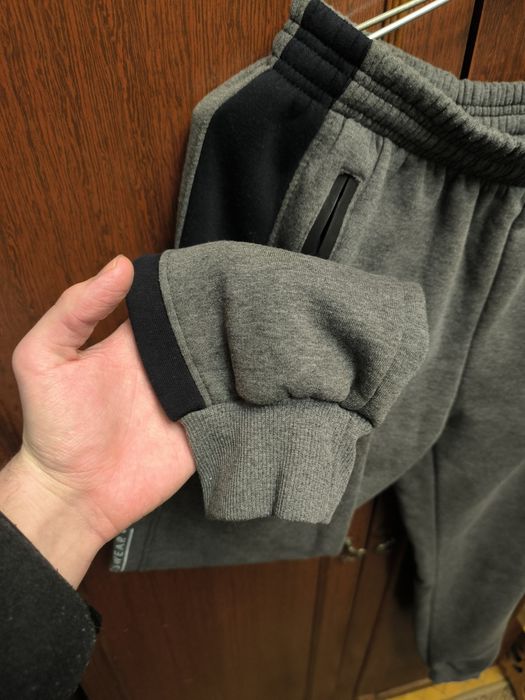 Теплі спортивні штани Puma   флісові на молніях