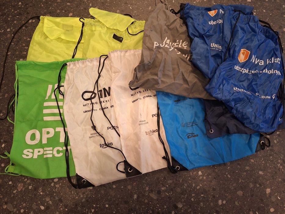 worek reklamowy treningowy plecak na trening 14szt