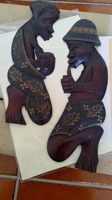 Artesanato Angola (2 peças, 410*140 mm cada)