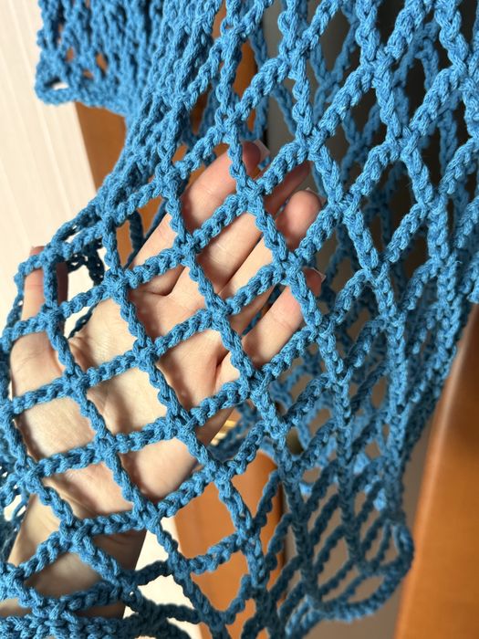 Пляжна туніка ручноі роботи укр бренд nu.art.macrame