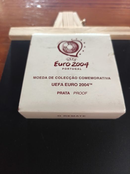 Moedas  8€ prata Proof  euro 2004