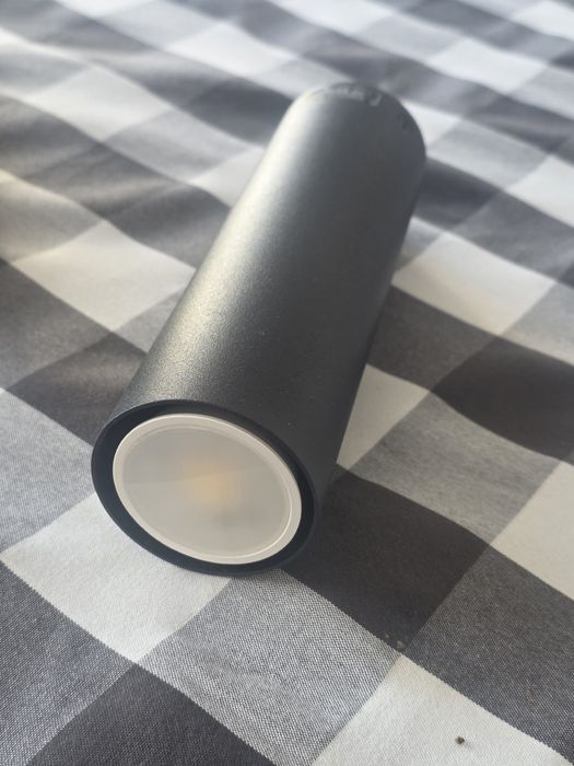 Plafon LAGOS 20 czarne lampy halogeny 4szt.