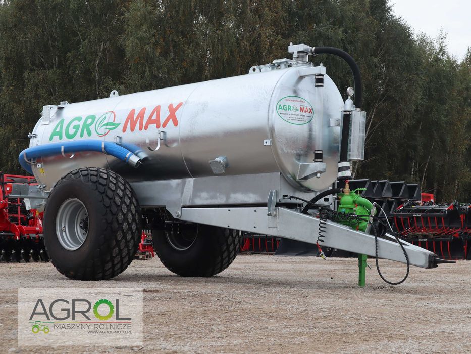 Wóz asenizacyjny Beczkowóz Beczka Agro-Max 10 000 L 1S 2S (tandem)