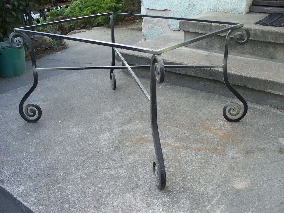 Stolik - stół kuty - stary- kowalstwo artystyczne oryginalny - unikat