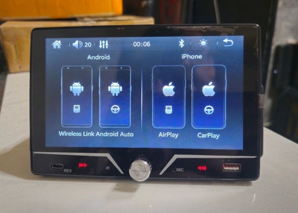 Radios 1 DIN android auto e carplay (Vários)