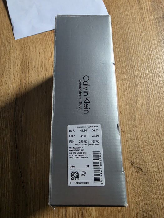 Oryginalne bokserki męskie CALVIN KLEIN nowe XL
