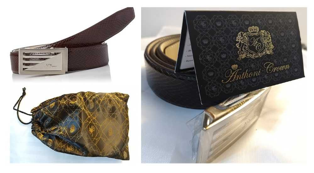 Anthoni Crown Cinto homem castanho Tam 105 (234)