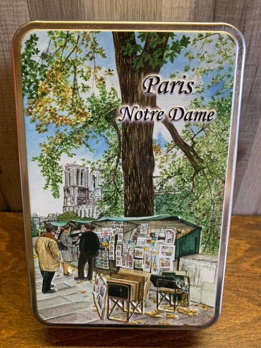 Банка упаковка чай Mlesna Loolecondera Bop Fannings Paris Notre Dam