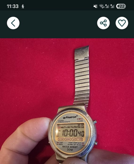 Zegarek elektroniczny Piratron