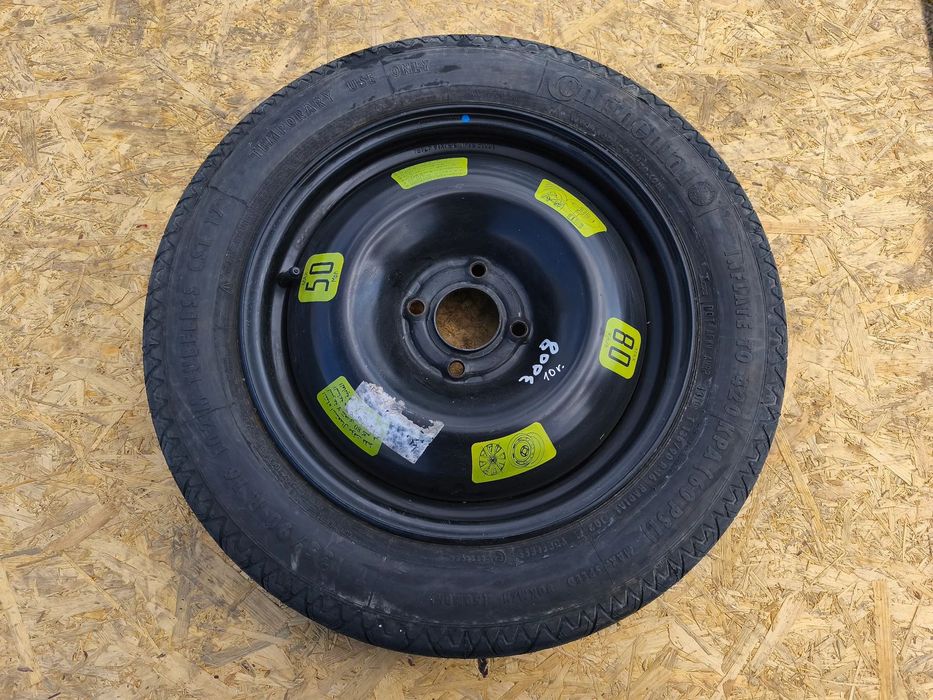 KOŁO DOJAZDOWE ZAPASOWE 125/90R16 16 CALI 4X108 CITROEN PEUGEOT OPEL