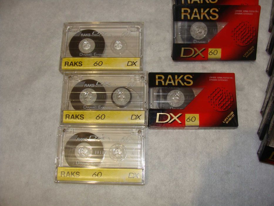 Conjunto Cassetes RAKS - 60 Minutos