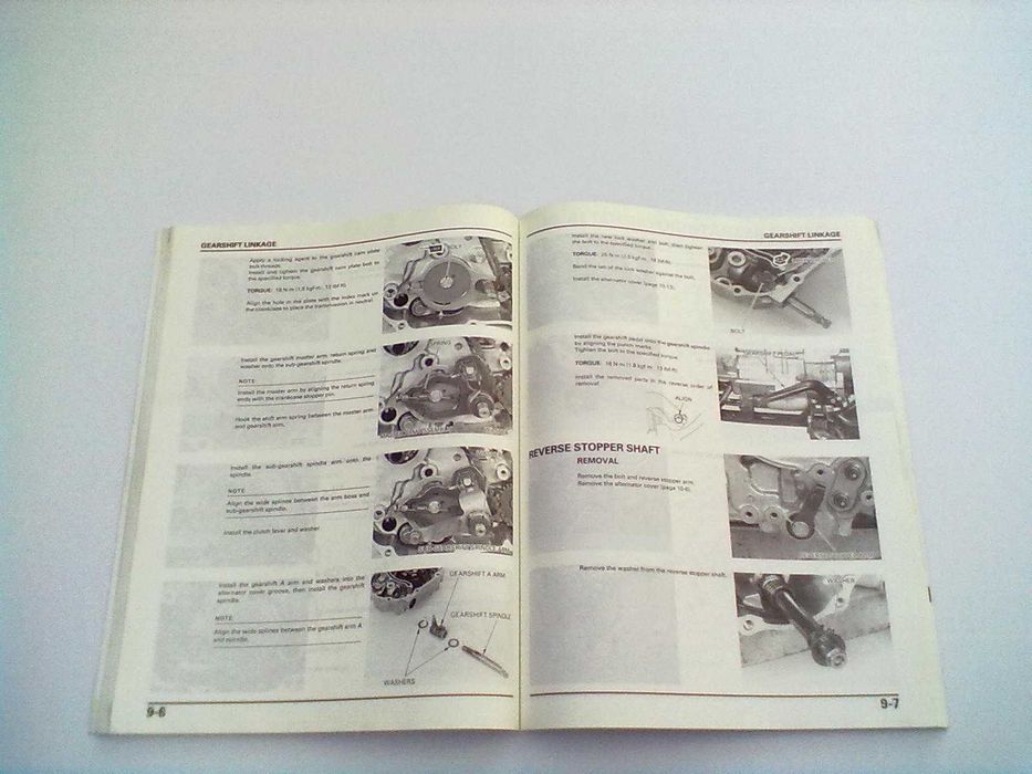 Manual Técnico Oficial Honda 250v