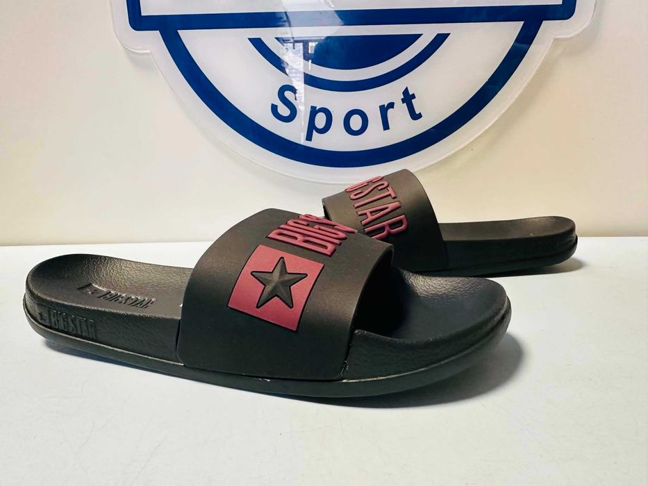 Big Star klapki damskie czarno bordowe 36 - 41   SS274708