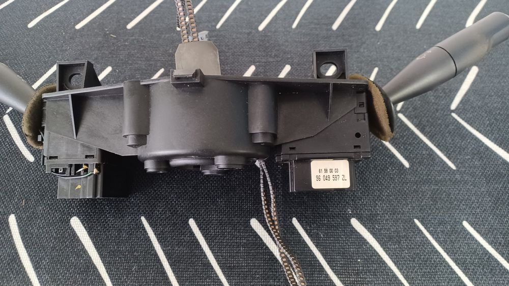 Comutador de piscas e limpa vidros com fita de airbag para Peugeot 206