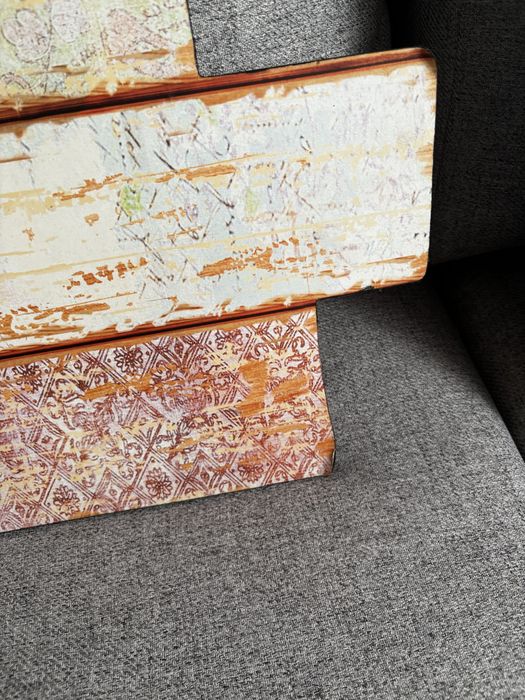 lustro i wieszak w stylu rustykalnym