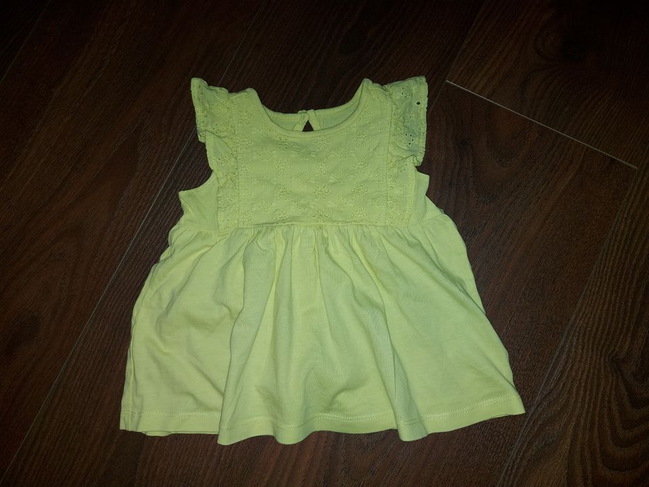 Komplet letni Cool Club Smyk r 68 hatf falbanki bluzka bloomersy