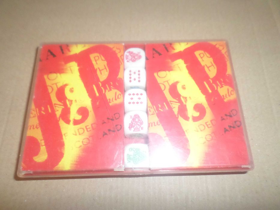 2  baralhos cartas com publicidade